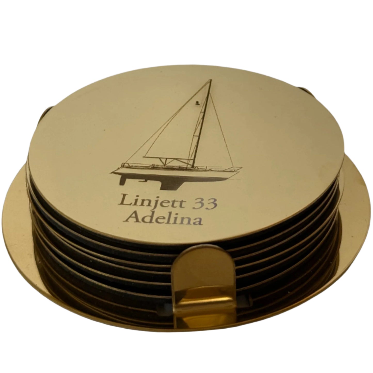 Glasunderlägg Linjett 33 (6 st)