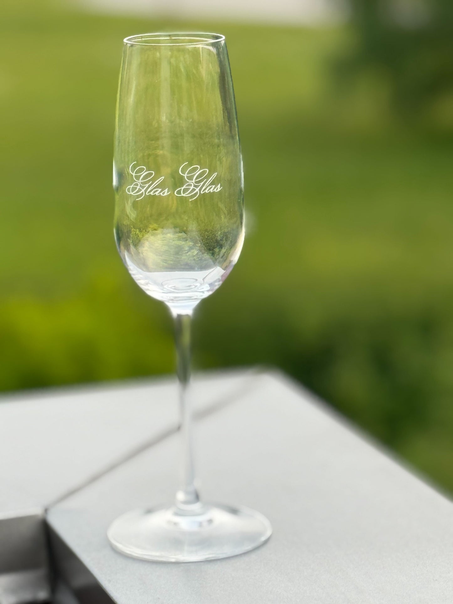 Champagneglas med egen gravyr 6st