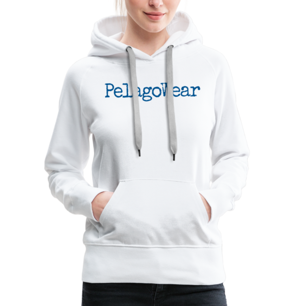 Premium Hoodie - PelagoWear (D) - vit