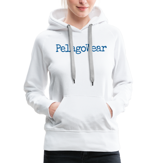 Premium Hoodie - PelagoWear (D) - vit