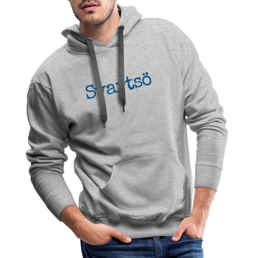 Premium Hoodie - Svartsö (M) - gråmelerad