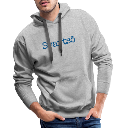 Premium Hoodie - Svartsö (M) - gråmelerad