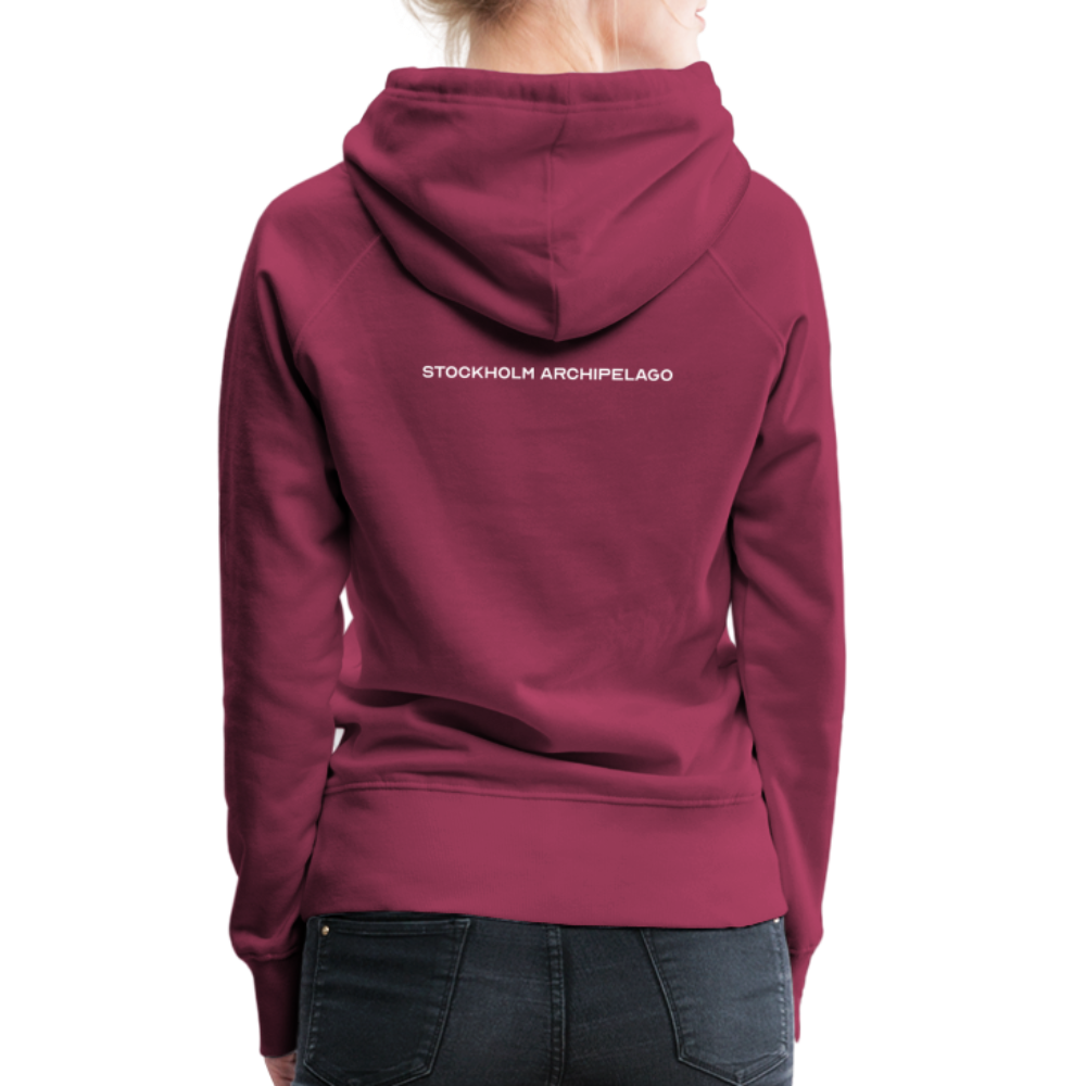 Premium Hoodie - Värmdö (D) - bordeaux