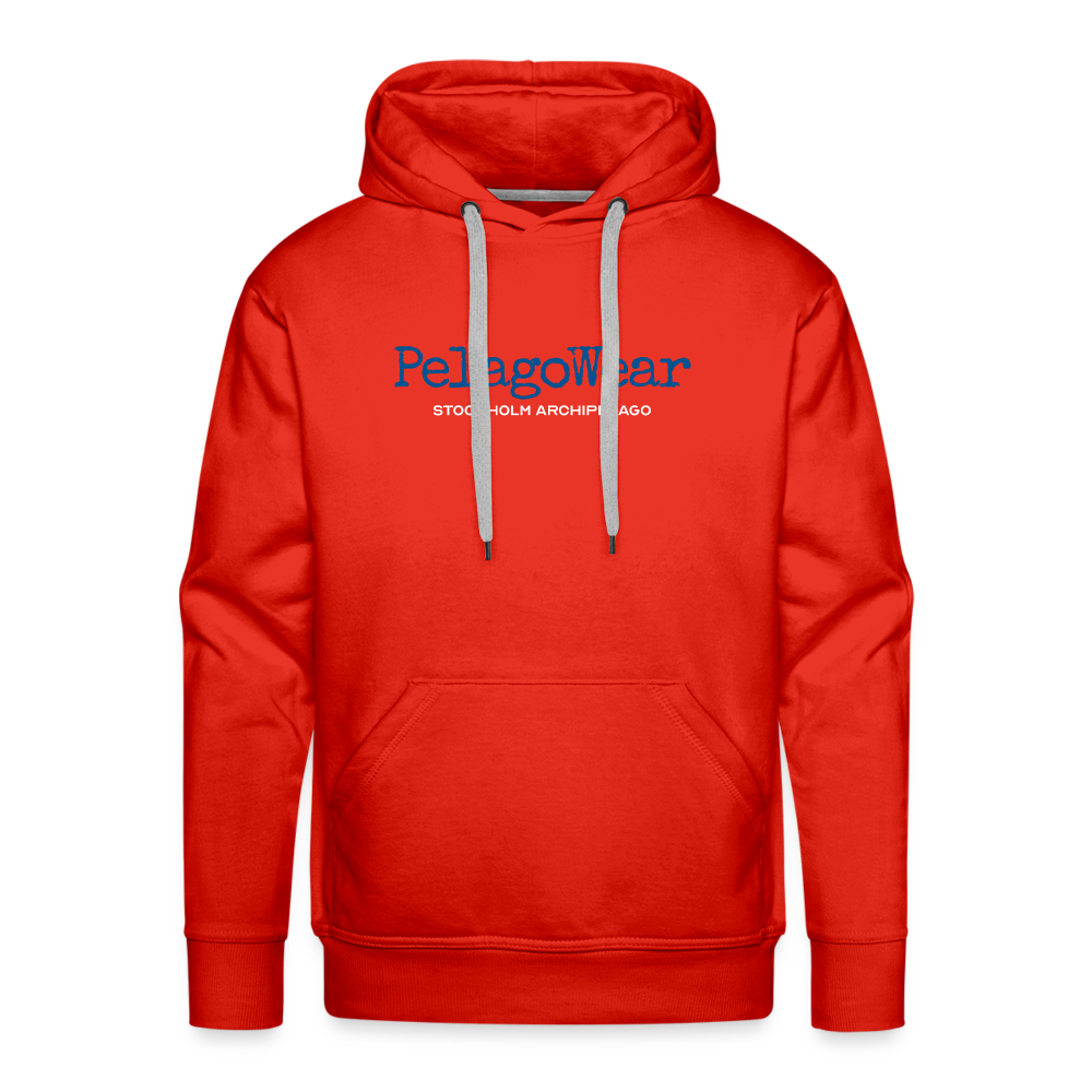 Premium Hoodie - PelagoWear (M) - röd