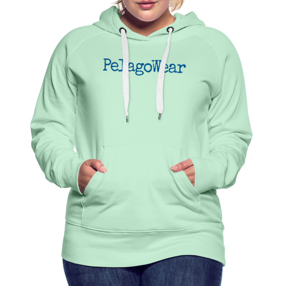 Premium Hoodie - PelagoWear (D) - ljus mintgrön