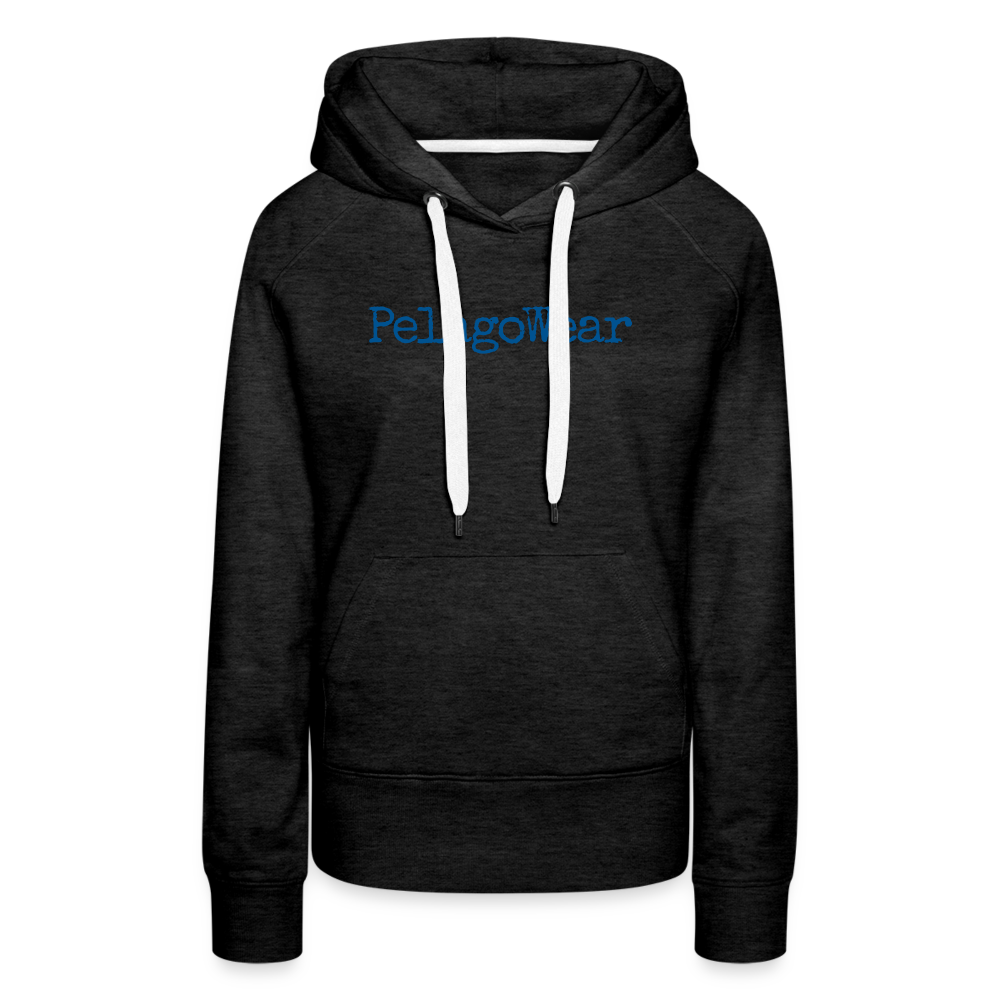 Premium Hoodie - PelagoWear (D) - kolgrå