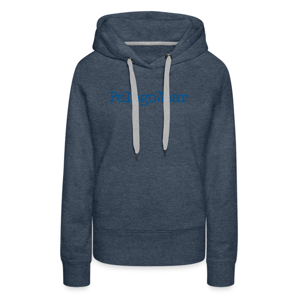 Premium Hoodie - PelagoWear (D) - jeansblå