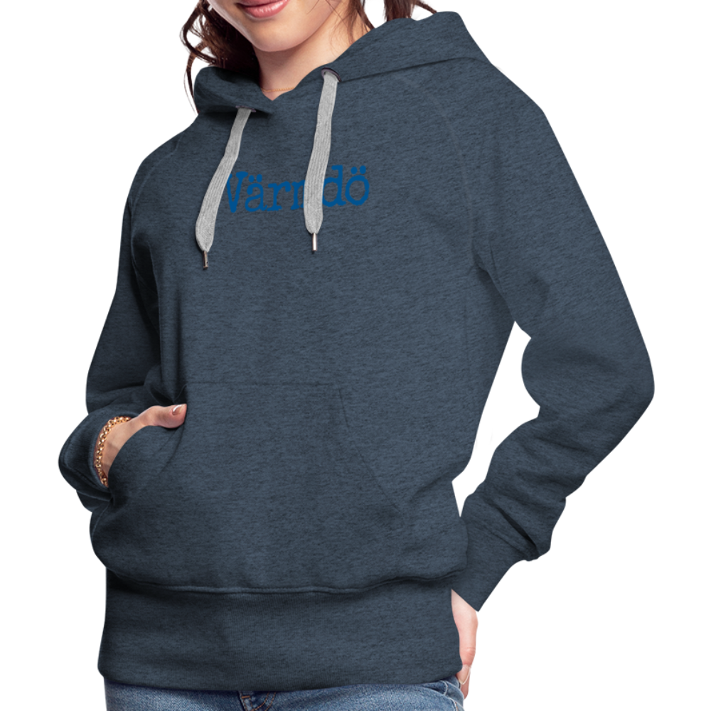 Premium Hoodie - Värmdö (D) - jeansblå