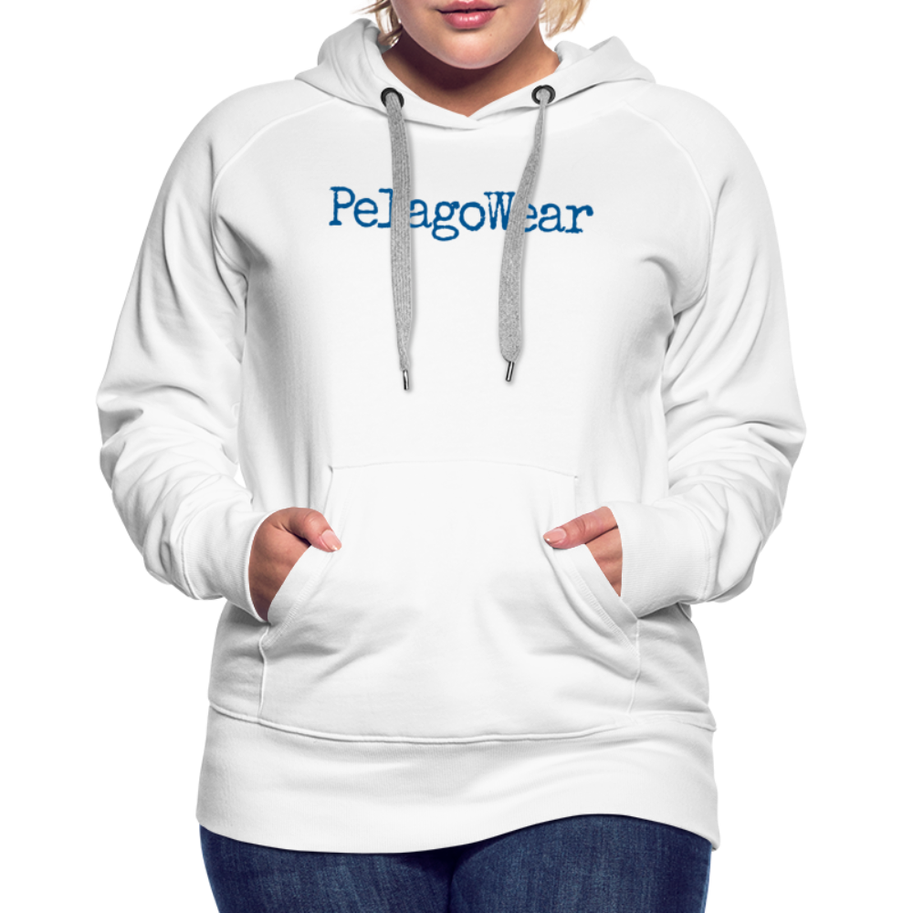 Premium Hoodie - PelagoWear (D) - vit