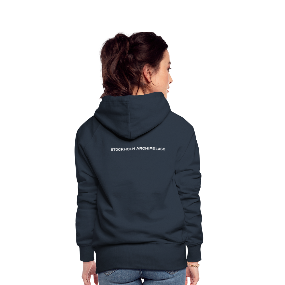 Premium Hoodie - Värmdö (D) - marinblå