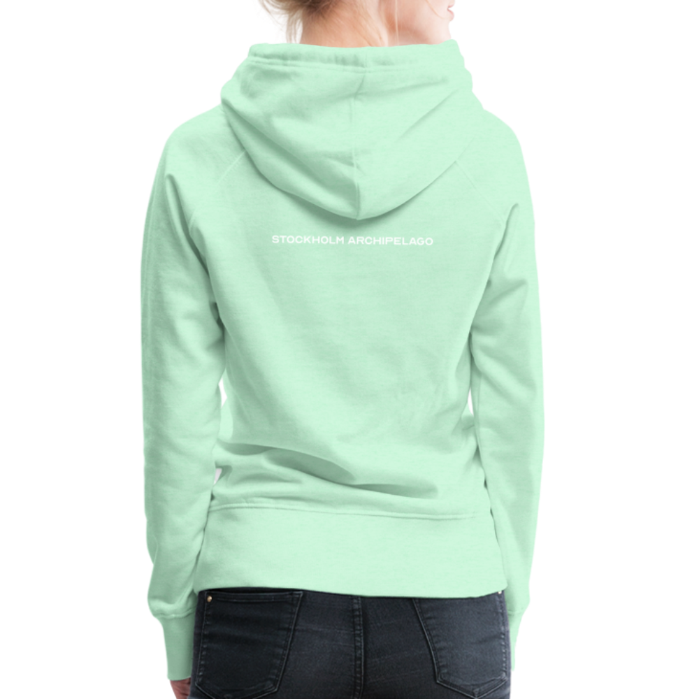 Premium Hoodie - Djurö (D) - ljus mintgrön