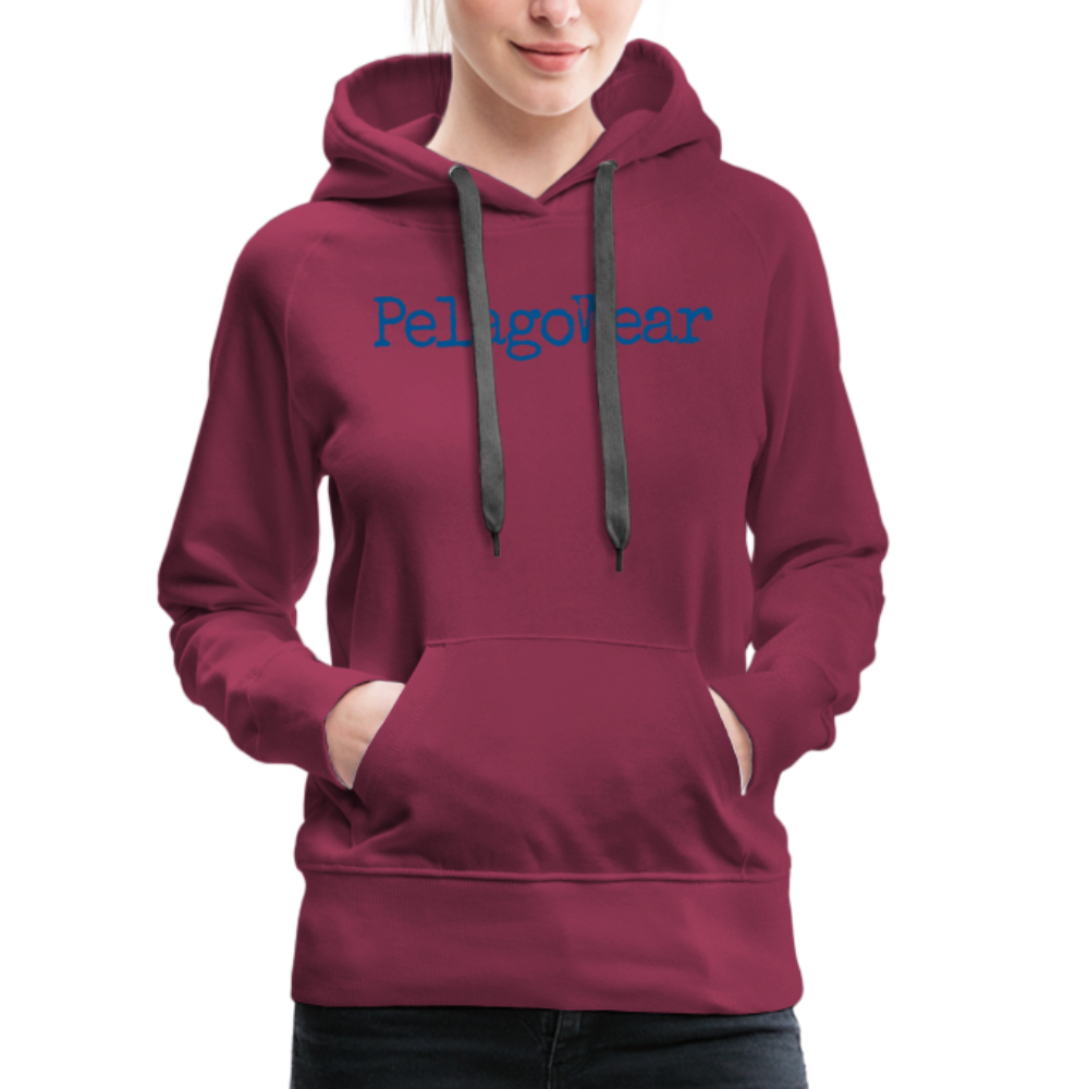 Premium Hoodie - PelagoWear (D) - bordeaux