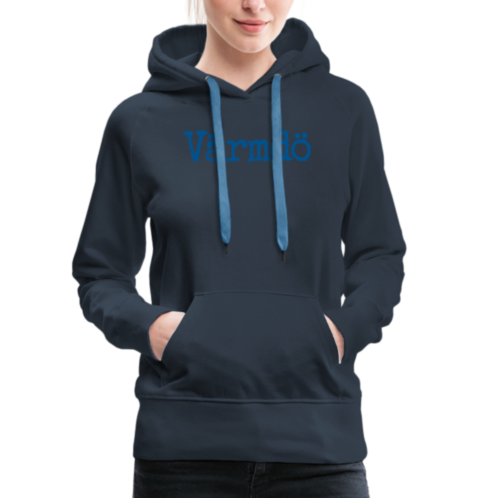 Premium Hoodie - Värmdö (D) - marinblå