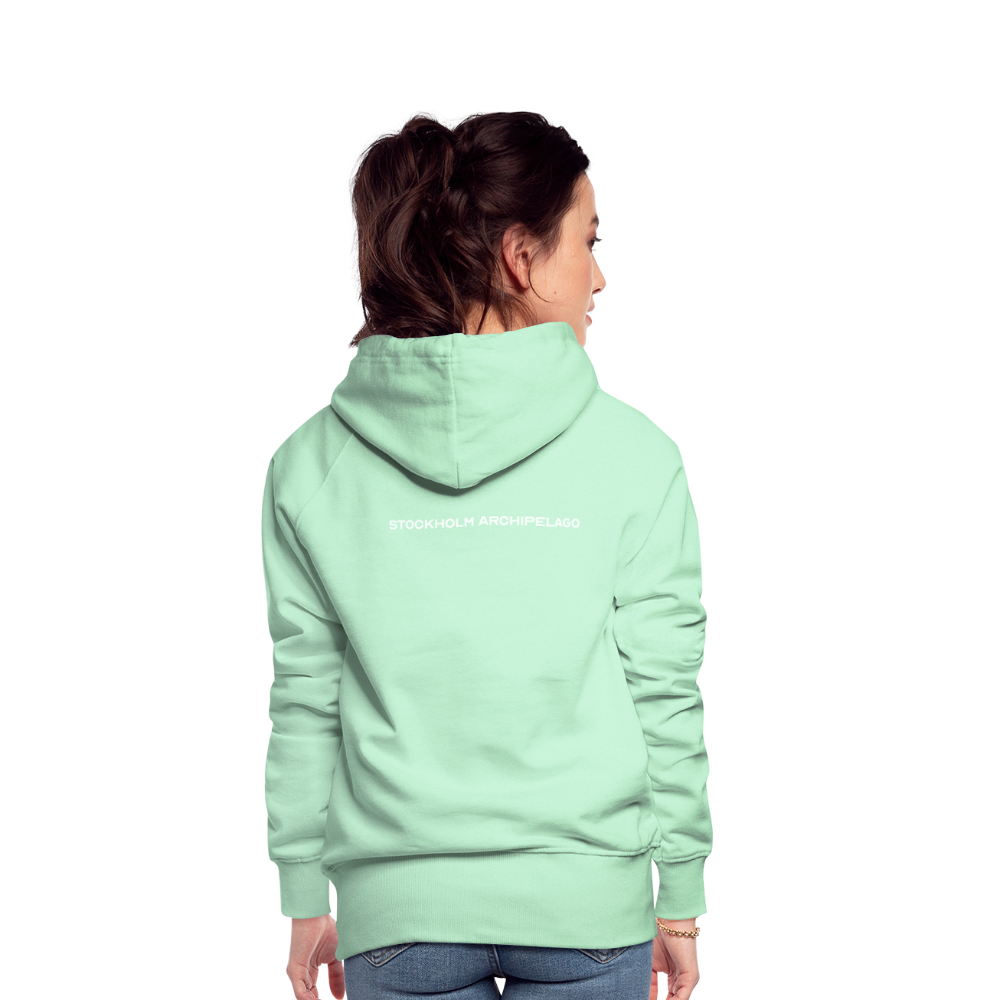 Premium Hoodie - Djurö (D) - ljus mintgrön