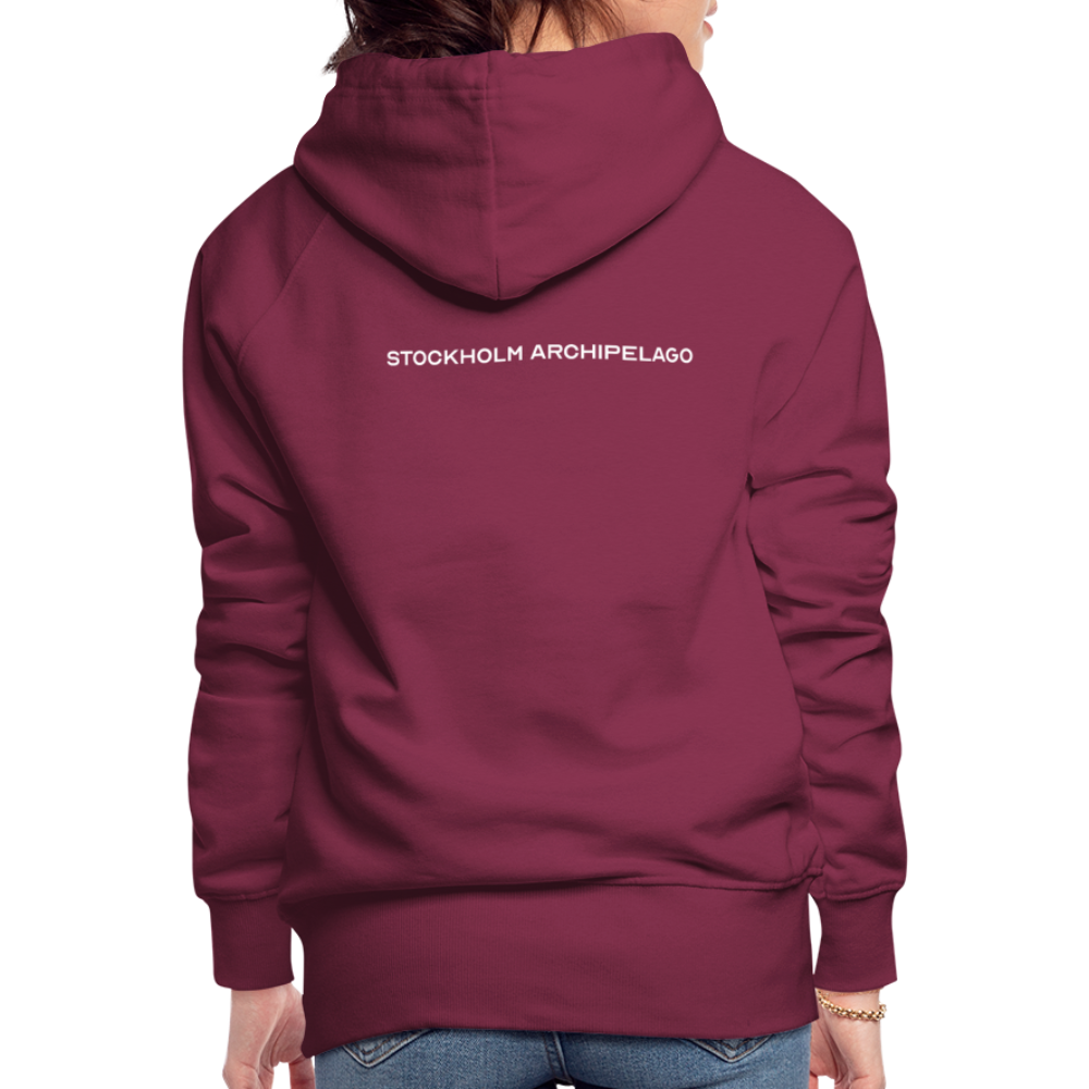 Premium Hoodie - Värmdö (D) - bordeaux