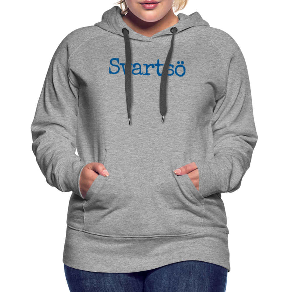 Premium Hoodie - Svartsö (D) - gråmelerad