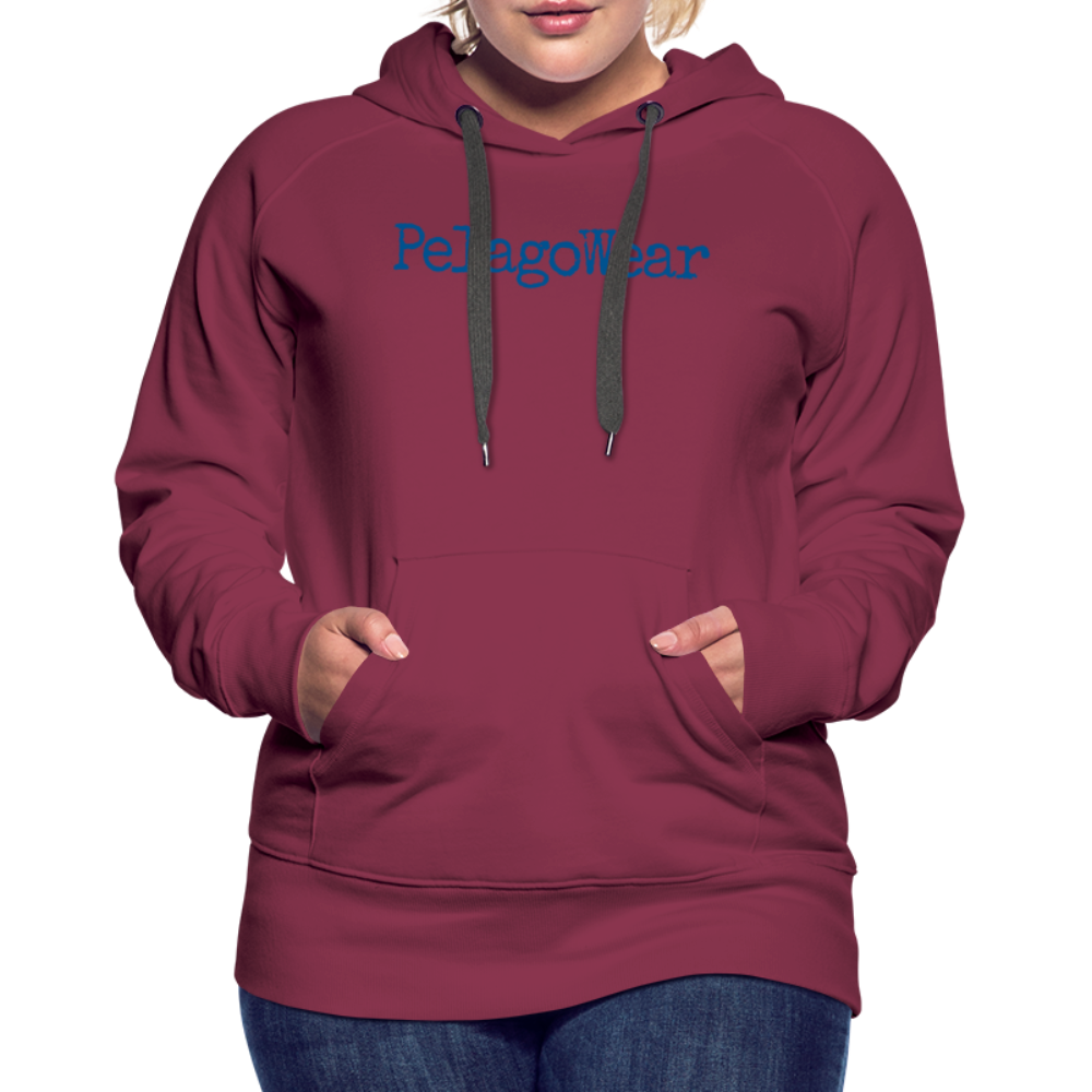 Premium Hoodie - PelagoWear (D) - bordeaux