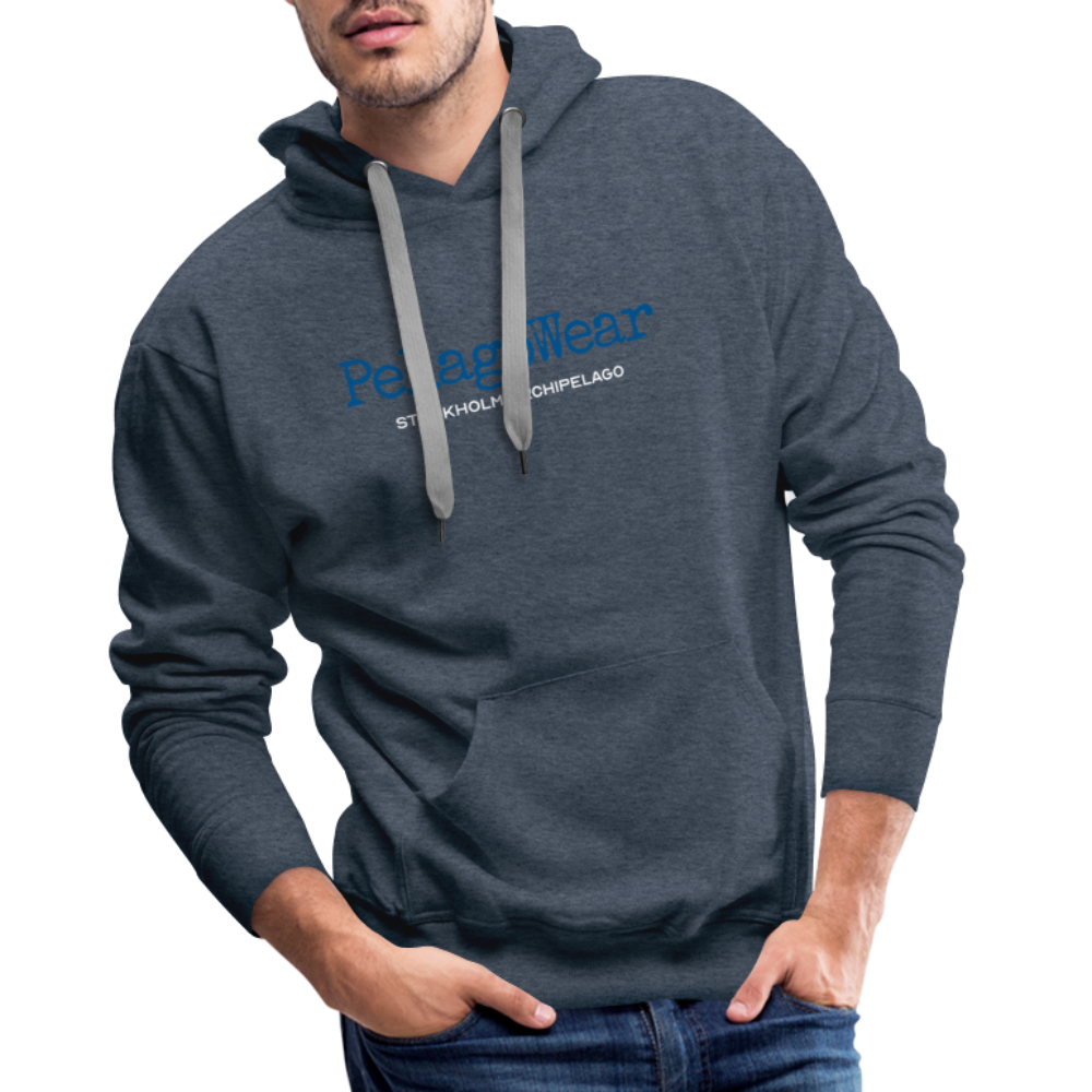 Premium Hoodie - PelagoWear (M) - jeansblå