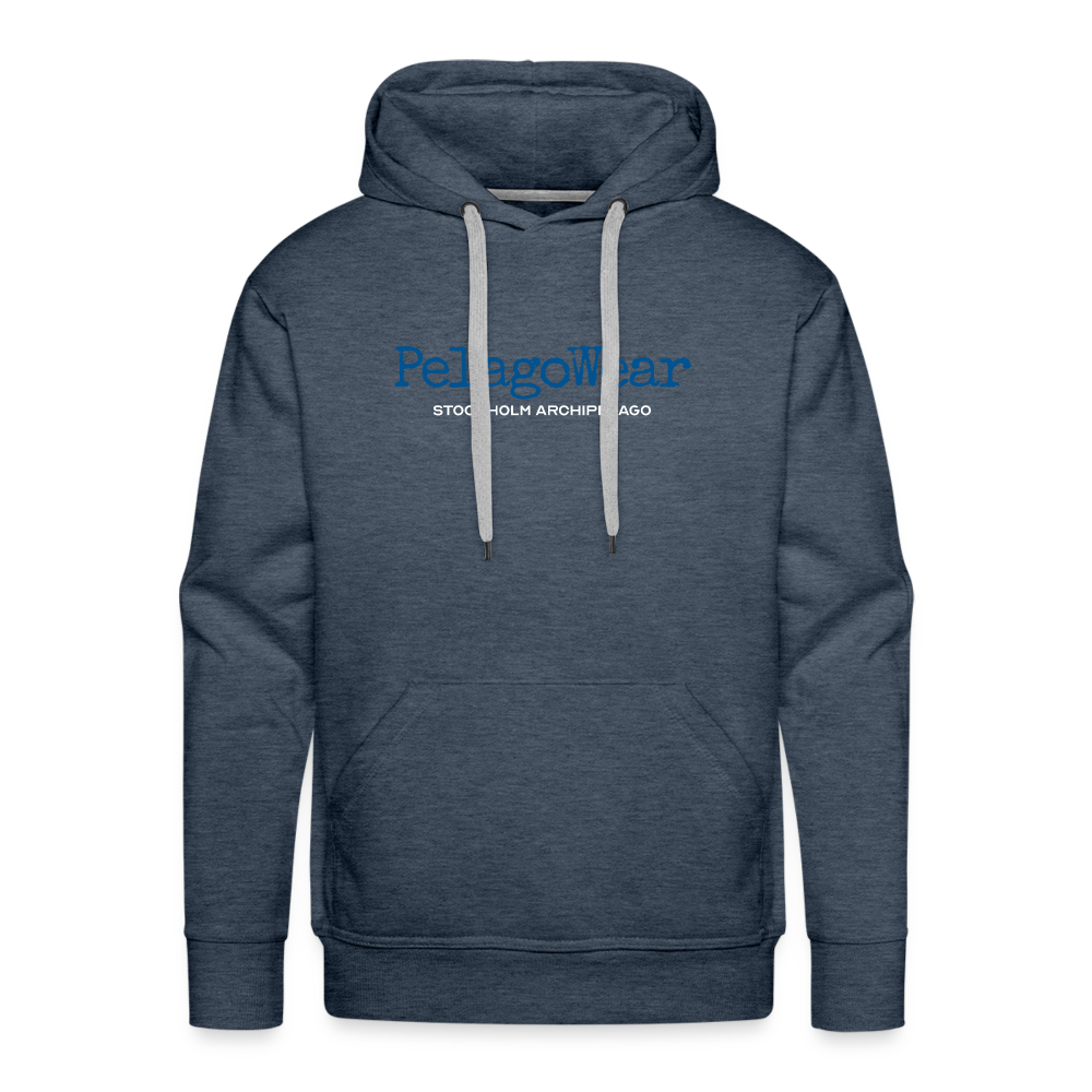 Premium Hoodie - PelagoWear (M) - jeansblå