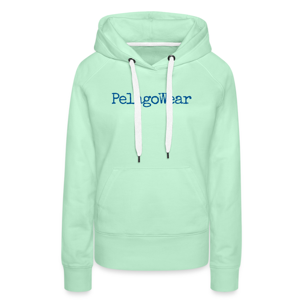 Premium Hoodie - PelagoWear (D) - ljus mintgrön