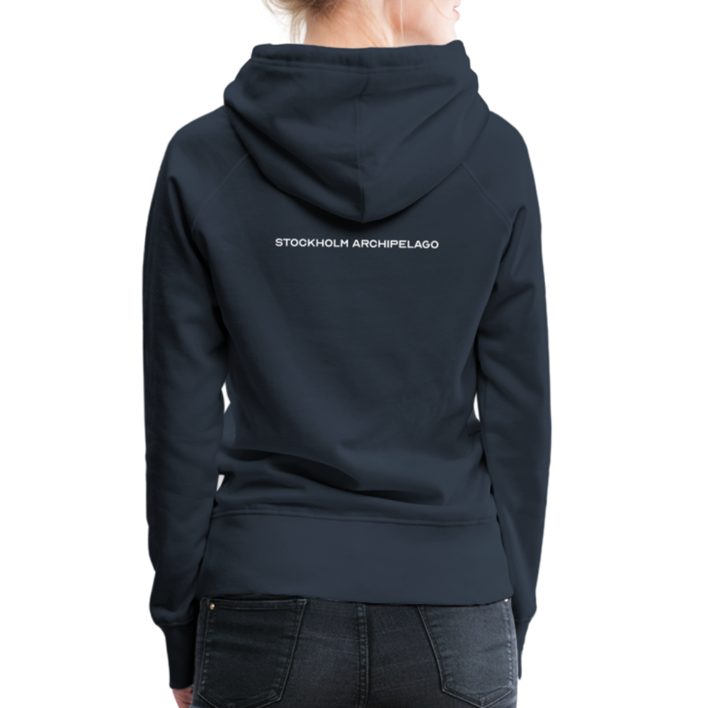 Premium Hoodie - Värmdö (D) - marinblå