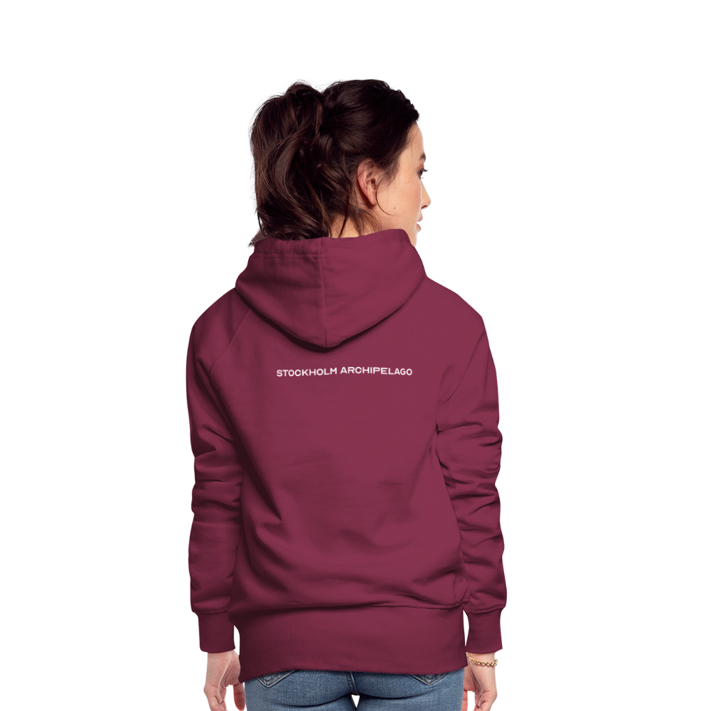 Premium Hoodie - Värmdö (D) - bordeaux