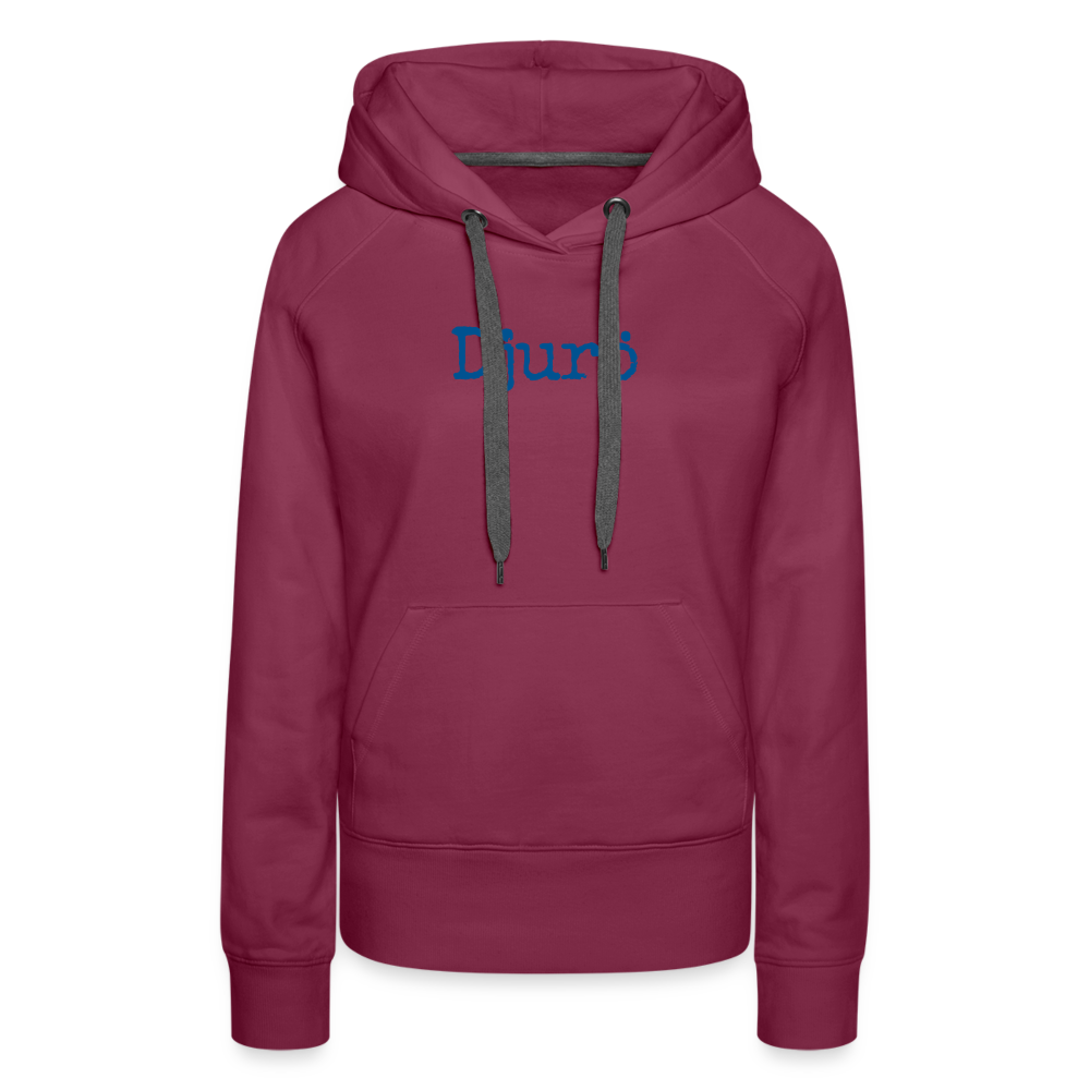 Premium Hoodie - Djurö (D) - bordeaux