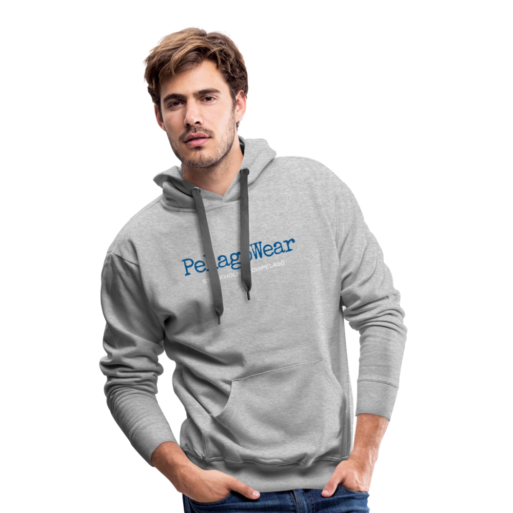 Premium Hoodie - PelagoWear (M) - gråmelerad