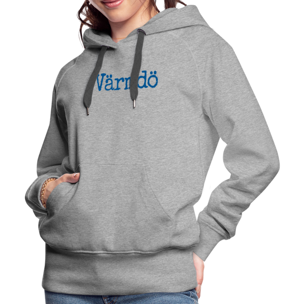 Premium Hoodie - Värmdö (D) - gråmelerad