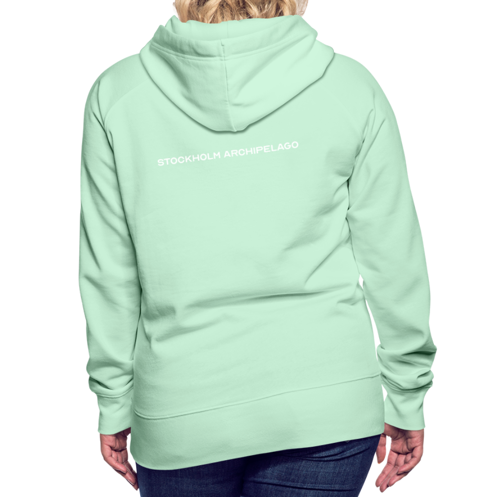 Premium Hoodie - PelagoWear (D) - ljus mintgrön