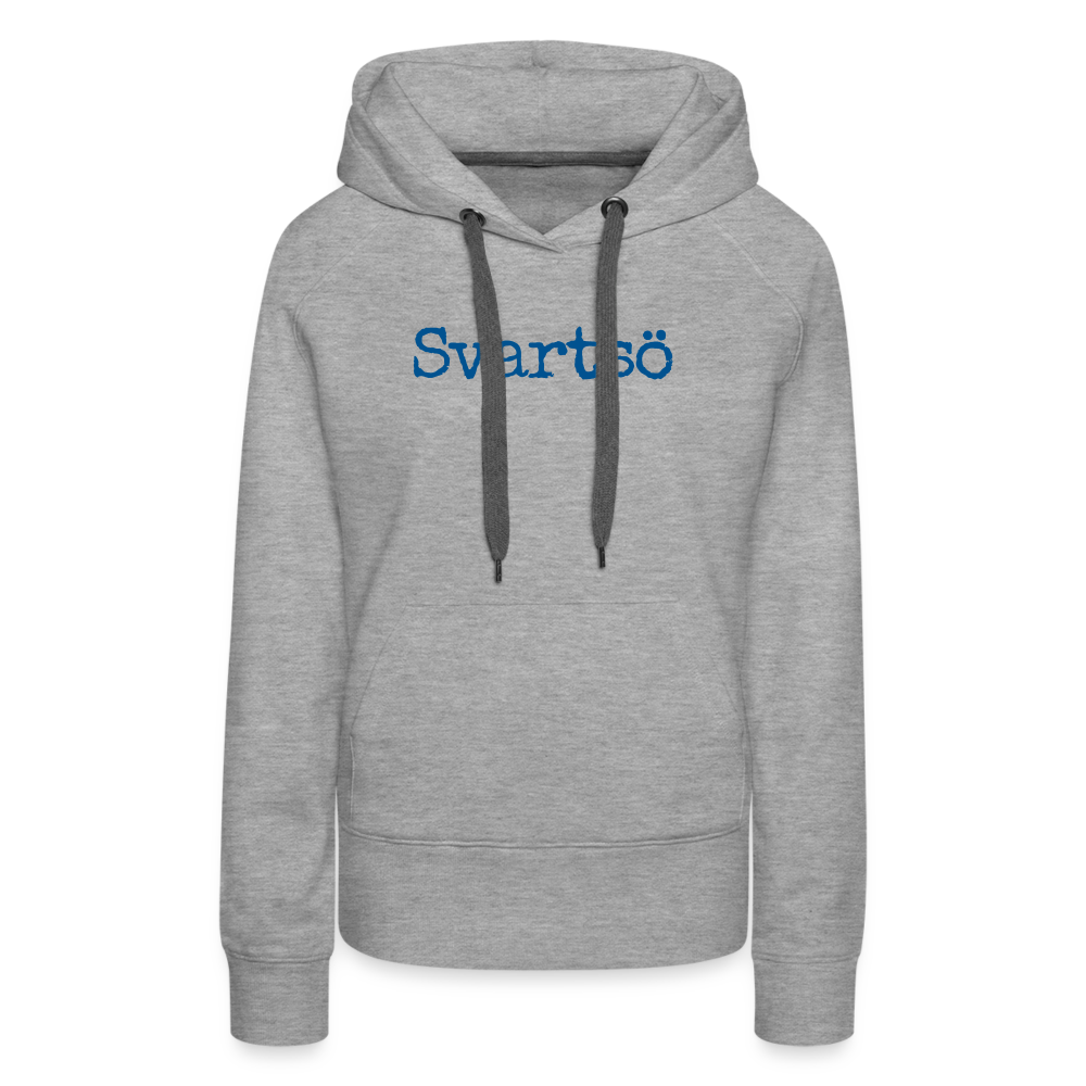 Premium Hoodie - Svartsö (D) - gråmelerad