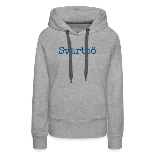 Premium Hoodie - Svartsö (D) - gråmelerad