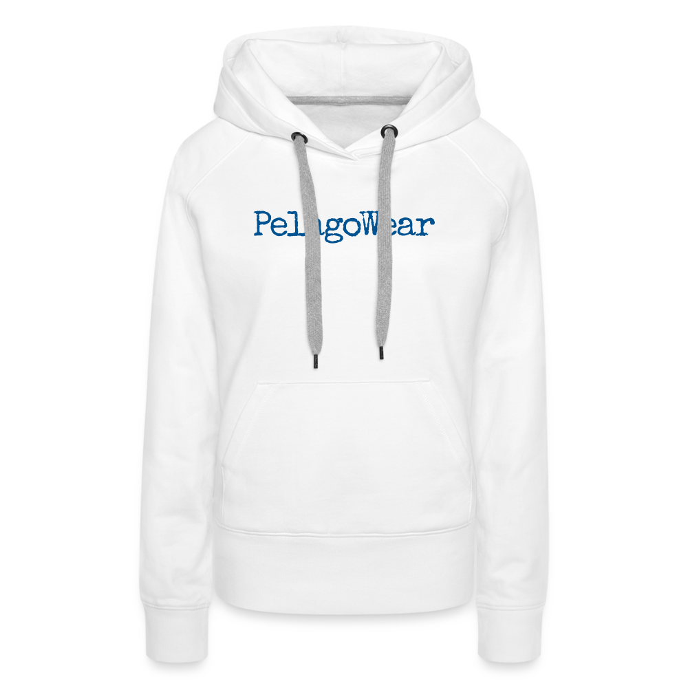 Premium Hoodie - PelagoWear (D) - vit