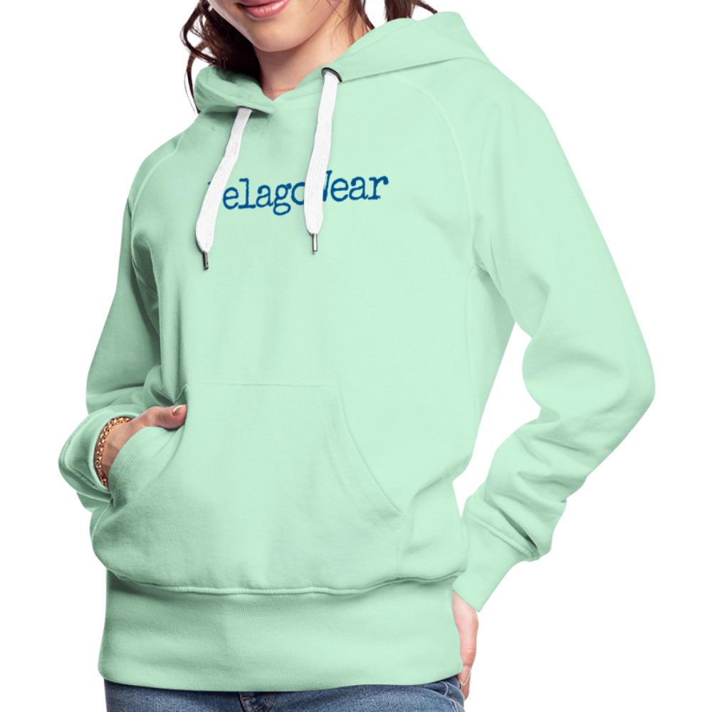 Premium Hoodie - PelagoWear (D) - ljus mintgrön