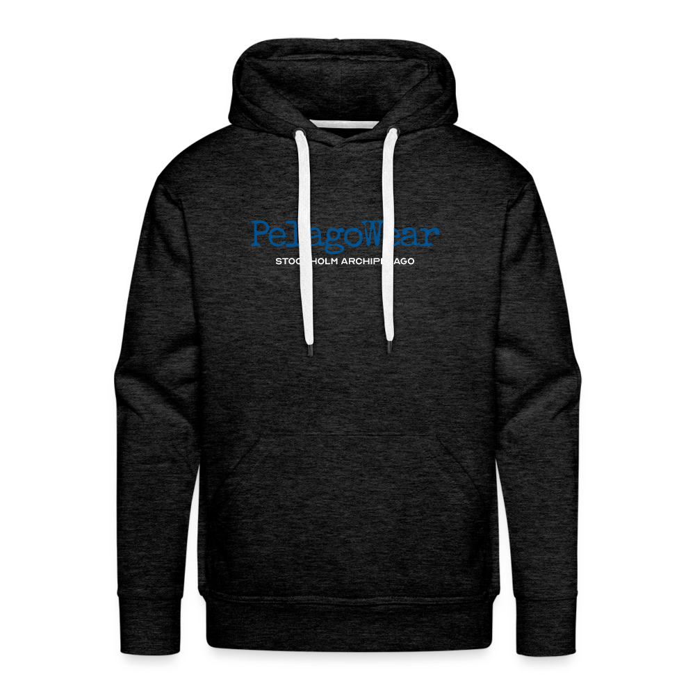 Premium Hoodie - PelagoWear (M) - kolgrå