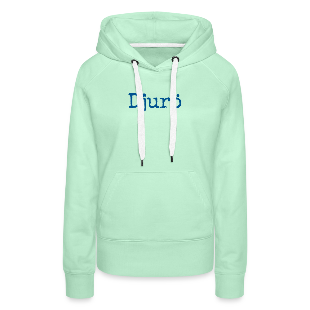 Premium Hoodie - Djurö (D) - ljus mintgrön