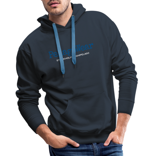 Premium Hoodie - PelagoWear (M) - marinblå