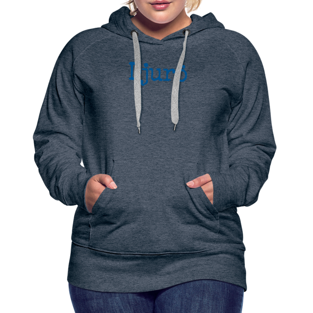 Premium Hoodie - Djurö (D) - jeansblå