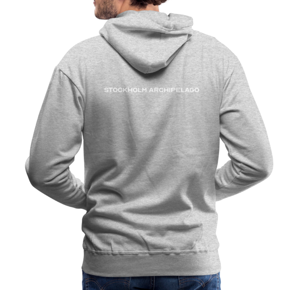 Premium Hoodie - Svartsö (M) - gråmelerad