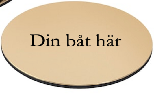 Din båt på 6 glasunderlägg